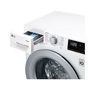 LG Стиральная машина с искусственным интеллектом LG AI DD, 8.5 кг, стирка с паром Steam, Система прямого привода Direct Drive, мобильная диагностика, ThinQ, F2V3GS4W