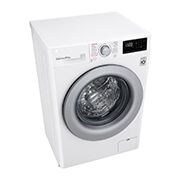 LG Стиральная машина с искусственным интеллектом LG AI DD, 8.5 кг, стирка с паром Steam, Система прямого привода Direct Drive, мобильная диагностика, ThinQ, F2V3GS4W