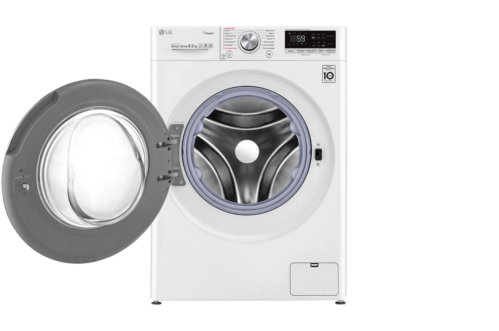 LG Стиральная машина LG F2V7GW1W AI DD™ 8.5 кг, F2V7GW1W