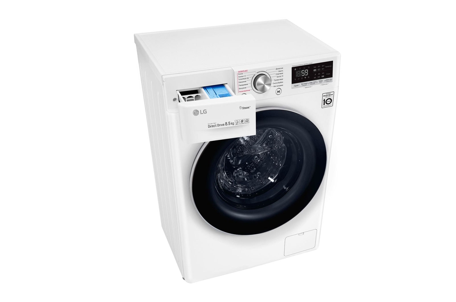 LG Стиральная машина LG F2V7GW1W AI DD™ 8.5 кг, F2V7GW1W