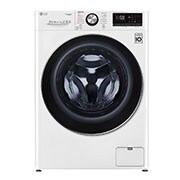 Вид Стиральная машина с искусственным интеллектом LG AI DD, 7 кг, стирка с паром Steam, TurboWash59, ThinQ F2V9HS9W спереди