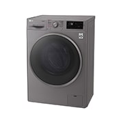 LG Стиральная машина LG с фронтальной загрузкой, 9/5 кг, Стирка и Сушка, 6 движений заботы, F4J6VG8S