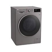 LG Стиральная машина LG с фронтальной загрузкой, 9/5 кг, Стирка и Сушка, 6 движений заботы, F4J6VG8S