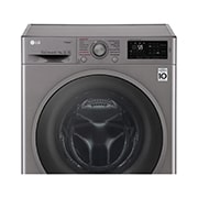 LG Стиральная машина LG с фронтальной загрузкой, 9/5 кг, Стирка и Сушка, 6 движений заботы, F4J6VG8S