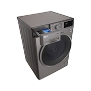 LG Стиральная машина LG с фронтальной загрузкой, 9/5 кг, Стирка и Сушка, 6 движений заботы, F4J6VG8S