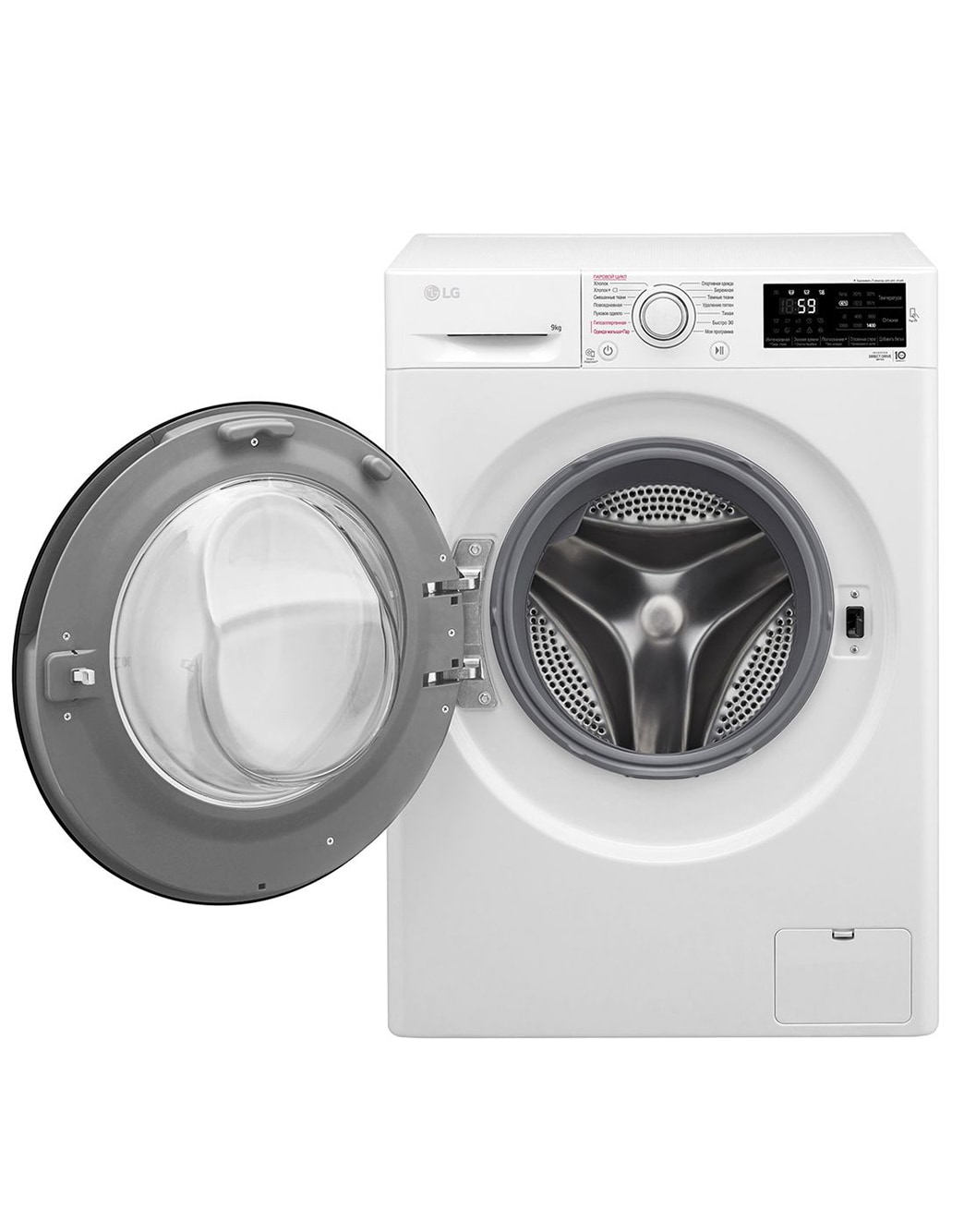 F4M5VS6W Стиральная машина LG F4M5VS6W DirectDrive 9 кг | LG KZ