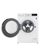 LG Стиральная машина с искусственным интеллектом LG AI DD, 10.5 кг, стирка с паром Steam+, Технология "6 движений заботы" 6 Motion™,  ThinQ, F4V5RS0W