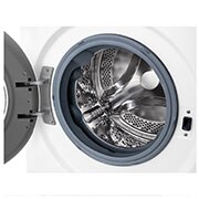 LG Стиральная машина с искусственным интеллектом LG AI DD, 10.5 кг, стирка с паром Steam+, Технология "6 движений заботы" 6 Motion™,  ThinQ, F4V5RS0W