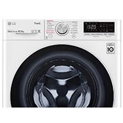 LG Стиральная машина с искусственным интеллектом LG AI DD, 10.5 кг, стирка с паром Steam+, Технология "6 движений заботы" 6 Motion™,  ThinQ, F4V5RS0W