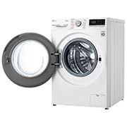 LG Стиральная машина с искусственным интеллектом LG AI DD, 10.5 кг, стирка с паром Steam+, Технология "6 движений заботы" 6 Motion™,  ThinQ, F4V5RS0W