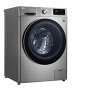 LG Стиральная машина с искусственным интеллектом LG AI DD, 10.5 кг, стирка с паром Steam, дверь из закаленного стекла, ThinQ, F4V5RS2S