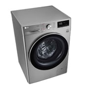 LG Стиральная машина с искусственным интеллектом LG AI DD, 10.5 кг, стирка с паром Steam, дверь из закаленного стекла, ThinQ, F4V5RS2S