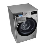 LG Стиральная машина с искусственным интеллектом LG AI DD, 10.5 кг, стирка с паром Steam, дверь из закаленного стекла, ThinQ, F4V5RS2S