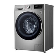 LG Стиральная машина с искусственным интеллектом LG AI DD, 10.5 кг, стирка с паром Steam, дверь из закаленного стекла, ThinQ, F4V5RS2S