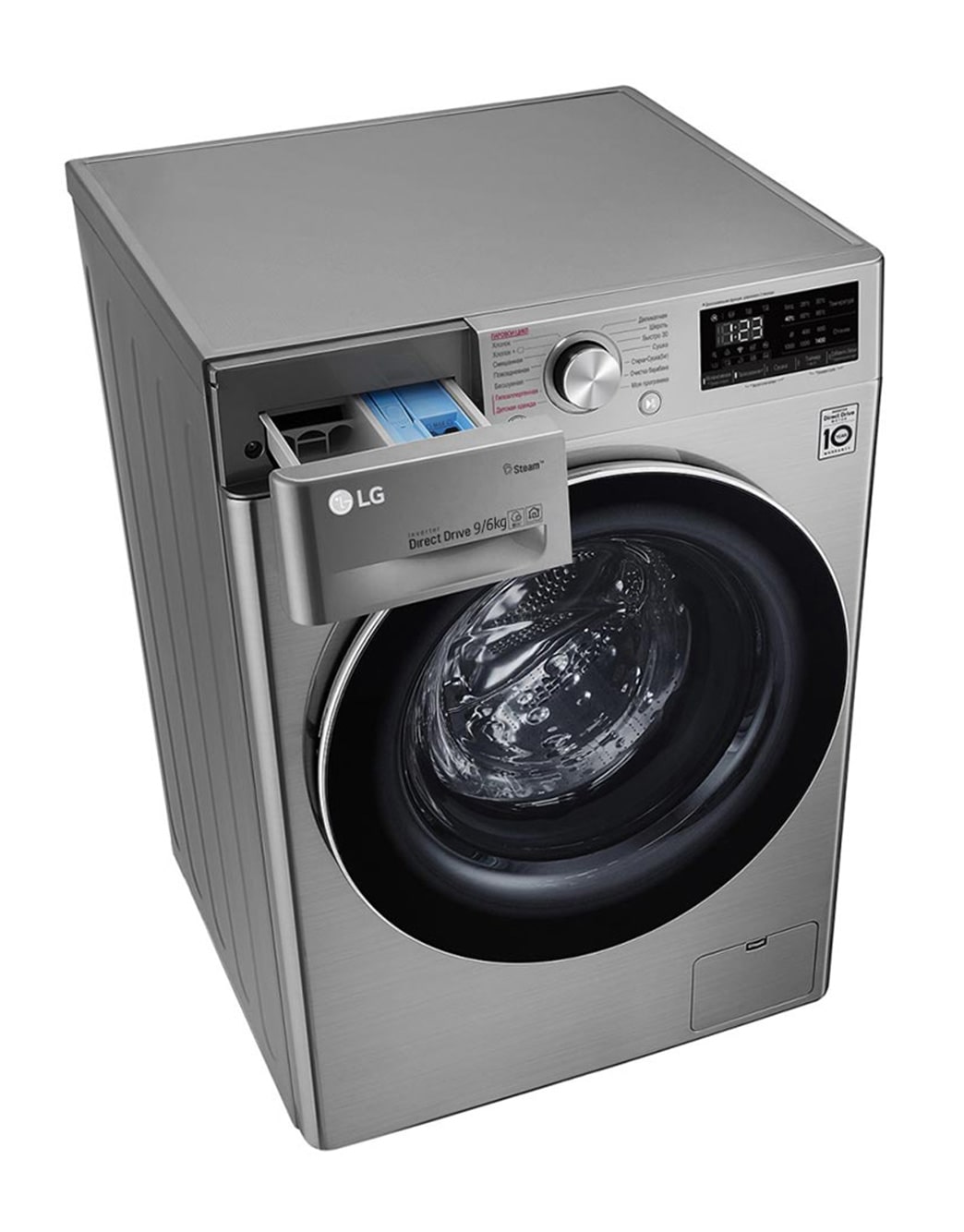 F4V5VG2S Стиральная машина с сушкой LG AI DD™ 9/6 кг | LG KZ