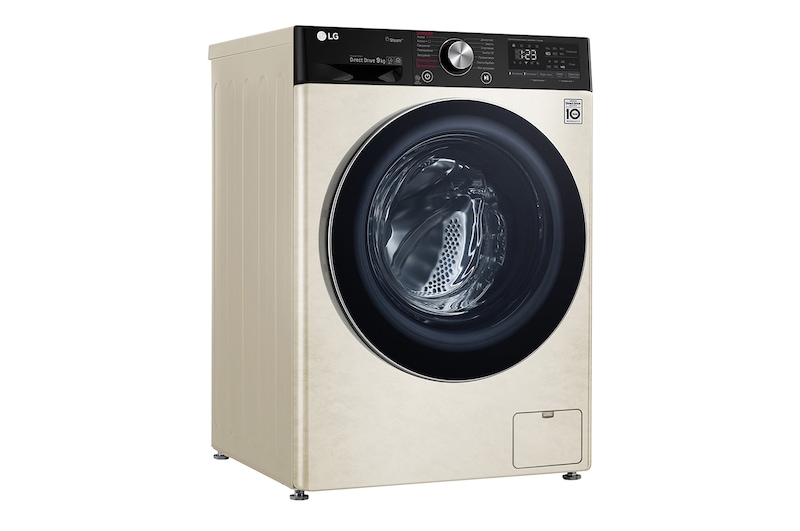 LG Стиральная машина с искусственным интеллектом LG AI DD, 7 кг, Steam, дверь из закаленного стекла, ThinQ, F2V5HS9B