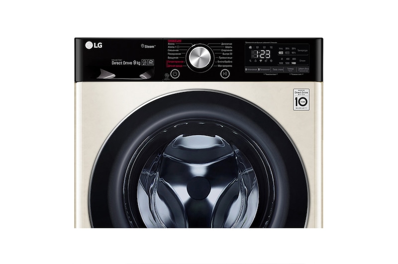 LG Стиральная машина с искусственным интеллектом LG AI DD, 7 кг, Steam, дверь из закаленного стекла, ThinQ, F2V5HS9B
