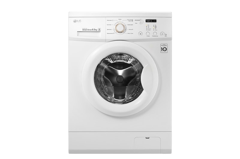 LG Стиральная машина LG с фронтальной загрузкой, 6.5 кг, 6 движений заботы, FH2C3WD