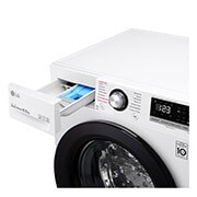 LG Стиральная машина с искусственным интеллектом LG AI DD, 10,5 кг, функция пара Steam™, TW4V3RS6W