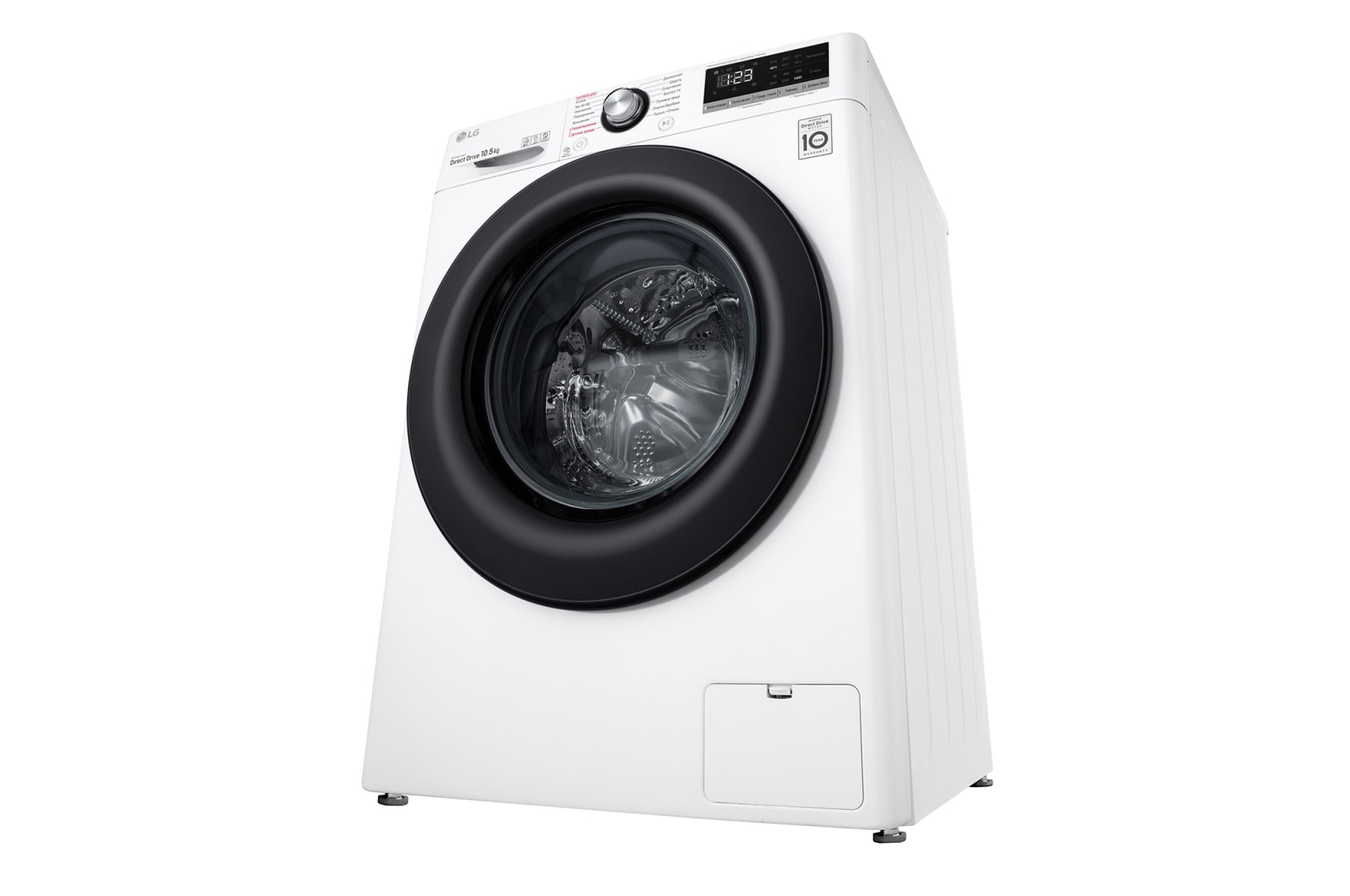 LG Стиральная машина с искусственным интеллектом LG AI DD, 10,5 кг, функция пара Steam™, TW4V3RS6W