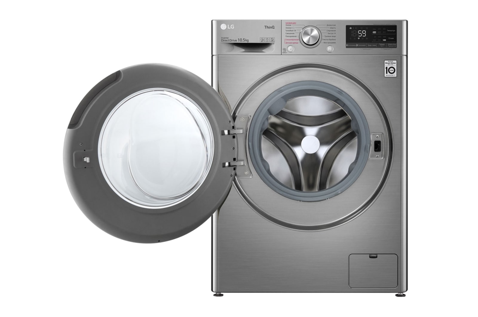 LG Стандартная стиральная машина с технологией AI DD, 10,5кг, TW4V5RS2S