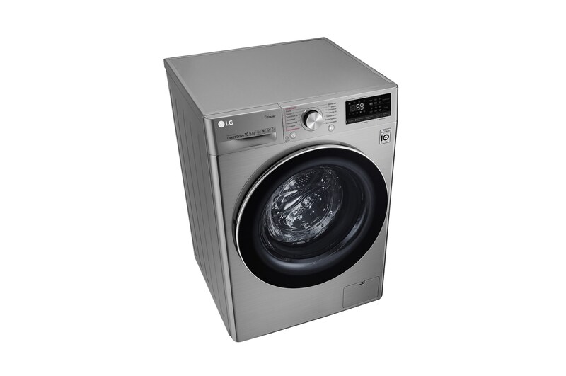 LG Стиральная машина с искусственным интеллектом LG AI DD, 10.5 кг, стирка с паром Steam, TurboWash59, ThinQ, TW4V7RW9T