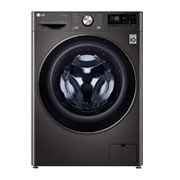 Вид Стиральная машина с искусственным интеллектом LG AI DD, 10.5 кг, стирка с паром Steam™, ThinQ TW4V9RW9P спереди