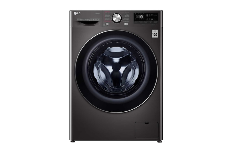 LG Стиральная машина с искусственным интеллектом LG AI DD, 10.5 кг, стирка с паром Steam™, ThinQ, TW4V9RW9P