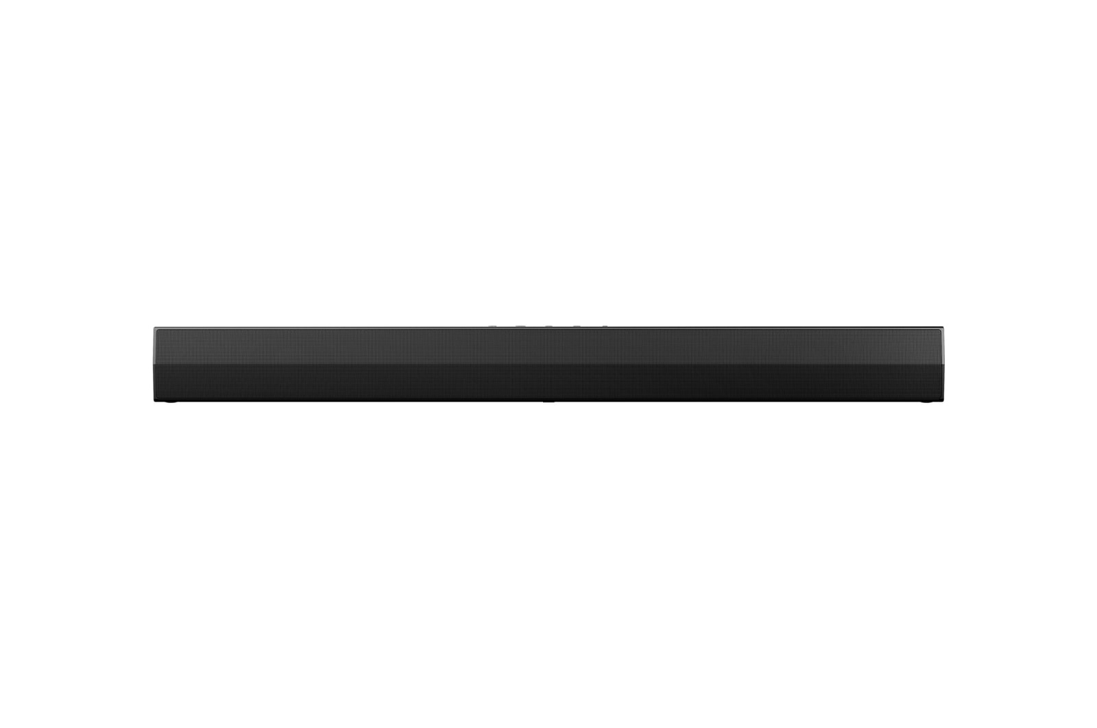 Front view of soundbar
