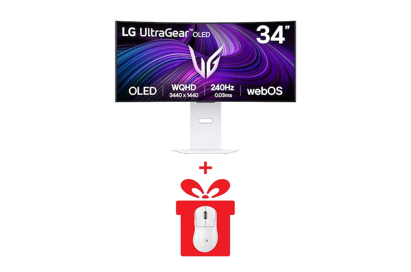 34-дюймовый изогнутый игровой смарт-монитор LG UltraGear™ OLED