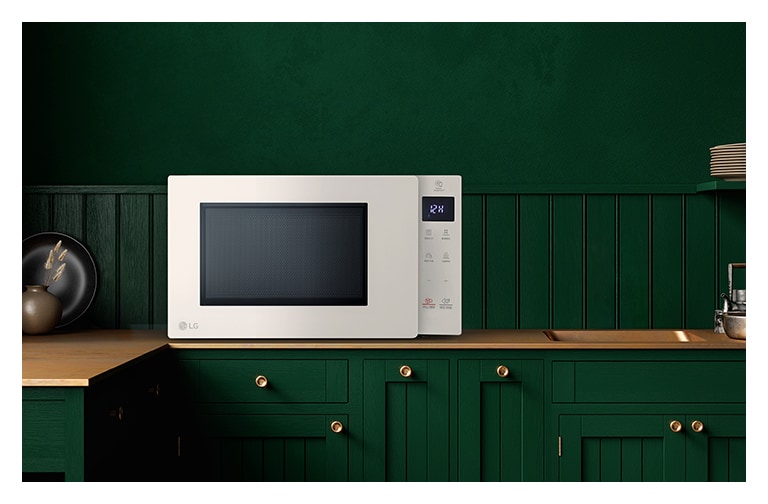 Данный товар относится к коллекции LG Objet Collection NeoChef цвета «кристально-бежевый». Изделия бежевого цвета гармонично вписываются в кухонный интерьер, выполненные в различных цветовых решениях.