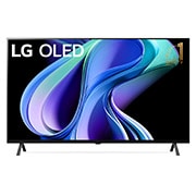 Вид спереди с эмблемой «LG OLED» и «OLED №1 в мире на протяжении 10 лет».