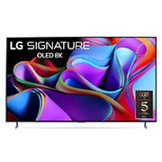 Вид Смарт-телевизор LG SIGNATURE OLED 8K Z3, 77 дюймов, 2023 года OLED77Z39LA спереди