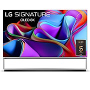 Вид Смарт-телевизор LG SIGNATURE OLED 8K Z3, 88 дюймов, 2023 года OLED88Z39LA спереди