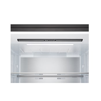 Холодильник с морозильной камерой LG (GC-B640FTBM), вид спереди, показывающий вентиляционное отверстие DoorCooling+™