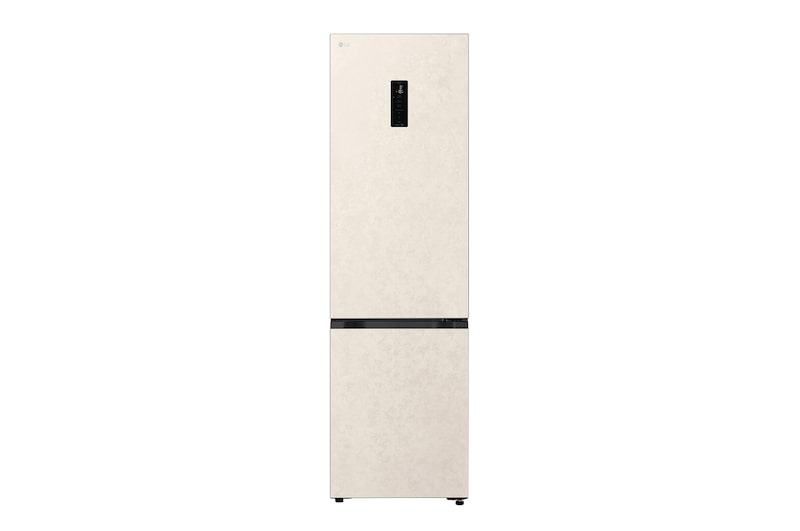 Front view of Холодильник с нижней морозильной камерой LG GC-B509EETM с технологией Zero Clearance™, 375 л GC-B509EETM