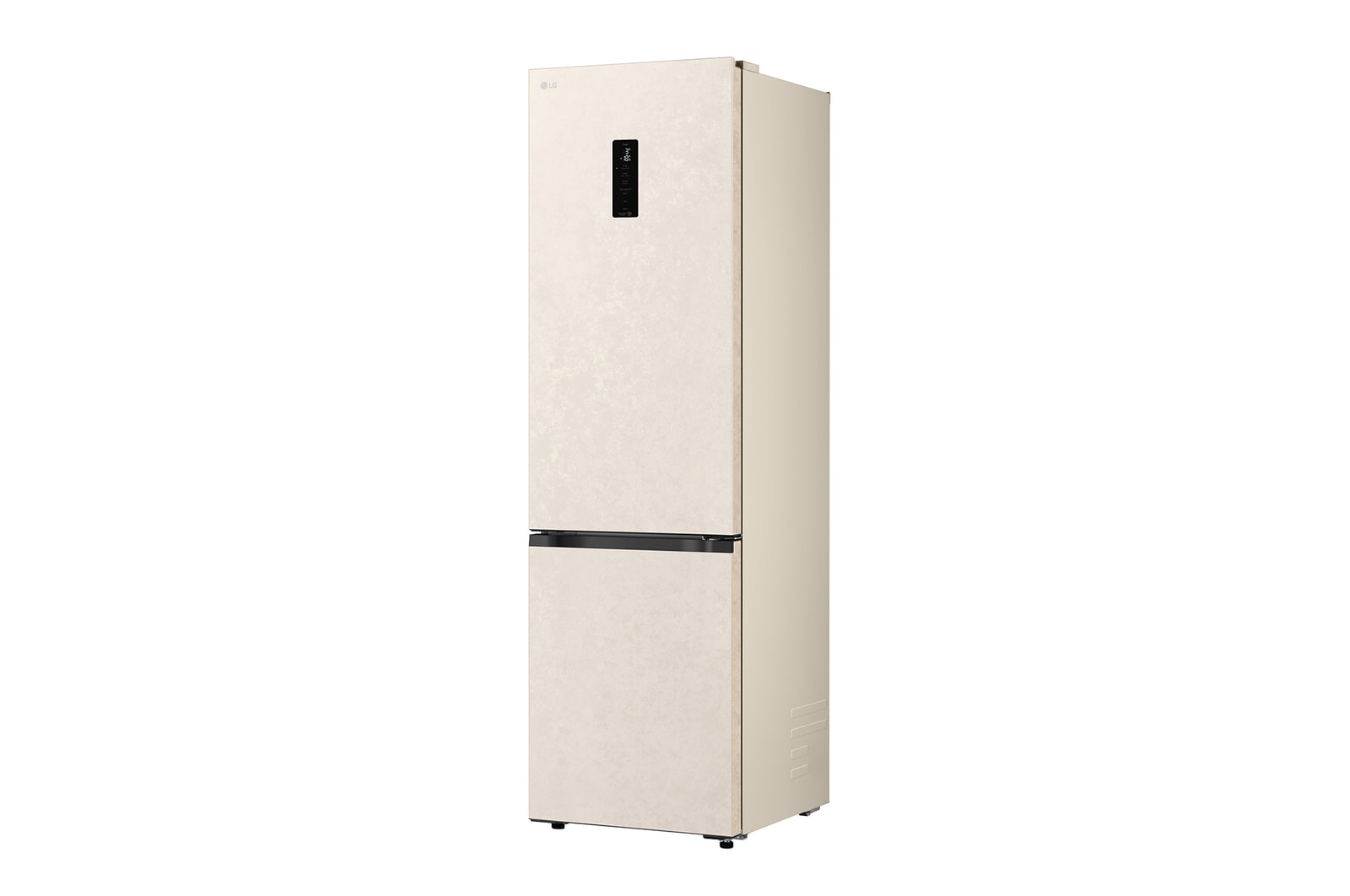 LG bottom freezer (GC-B509EETM) back view showing rear panel
