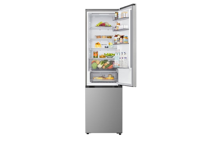 Lower view of LG fridge freezer (GC-B509EMLM)
