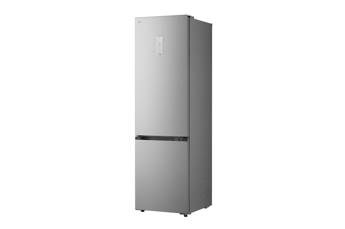 LG bottom freezer (GC-B509EMLM) back view showing rear panel