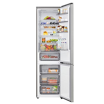 LG fridge freezer (GC-B509EMTM) front view showing DoorCooling+™ vent