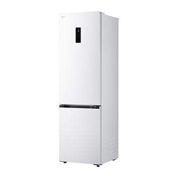LG bottom freezer (GC-B509EQLM) back view showing rear panel