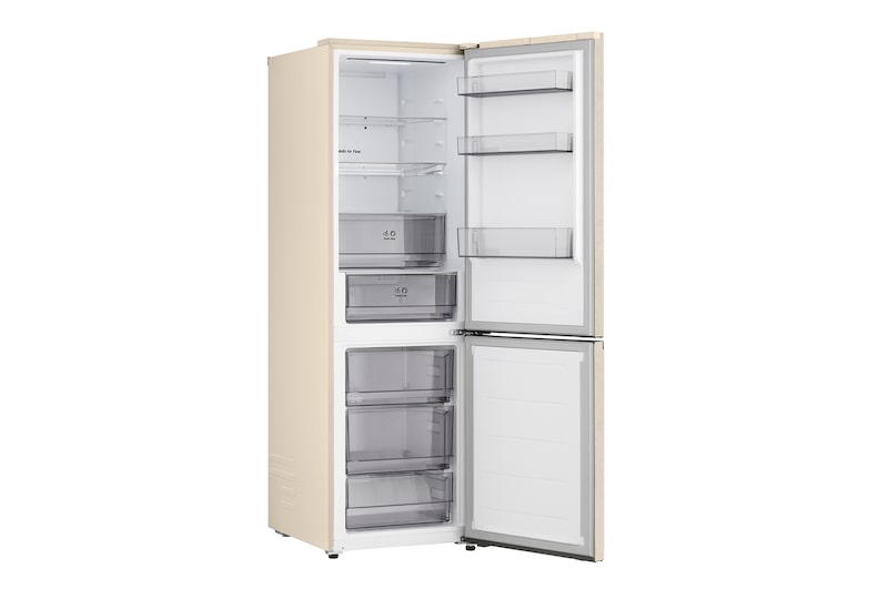 LG fridge freezer (GC-B459EELM) front view showing DoorCooling+™ vent