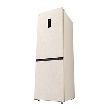 LG bottom freezer (GC-B459EELM) front side view showing exterior design