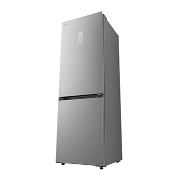 LG bottom freezer (GC-B459EMLM) back view showing rear panel