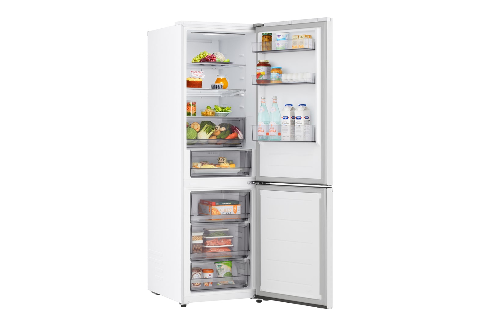 Lower view of LG fridge freezer (GC-B459EQLM)