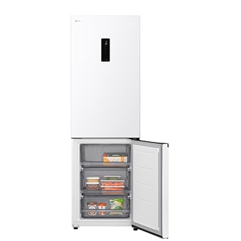 LG fridge freezer (GC-B459EQLM) front view showing DoorCooling+™ vent