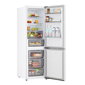 Lower view of LG fridge freezer (GC-B459EQLM)