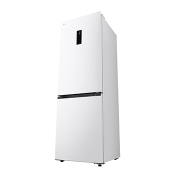 LG bottom freezer (GC-B459EQLM) back view showing rear panel