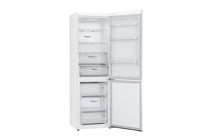 слева с открытыми дверями