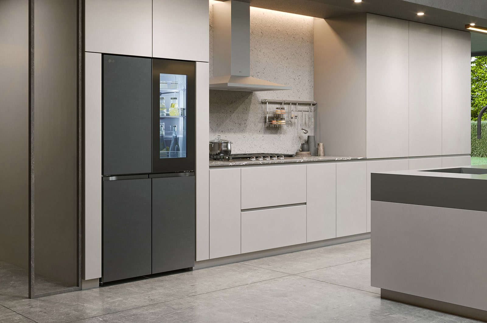 Многодверный холодильник LG GC-V24FFCHB 605л